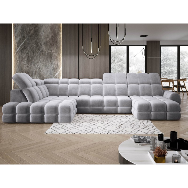 Narożnik TOLLO XL Lewostronny Elektryczna regulacja Tkanina SALVADOR 14 WERSAL