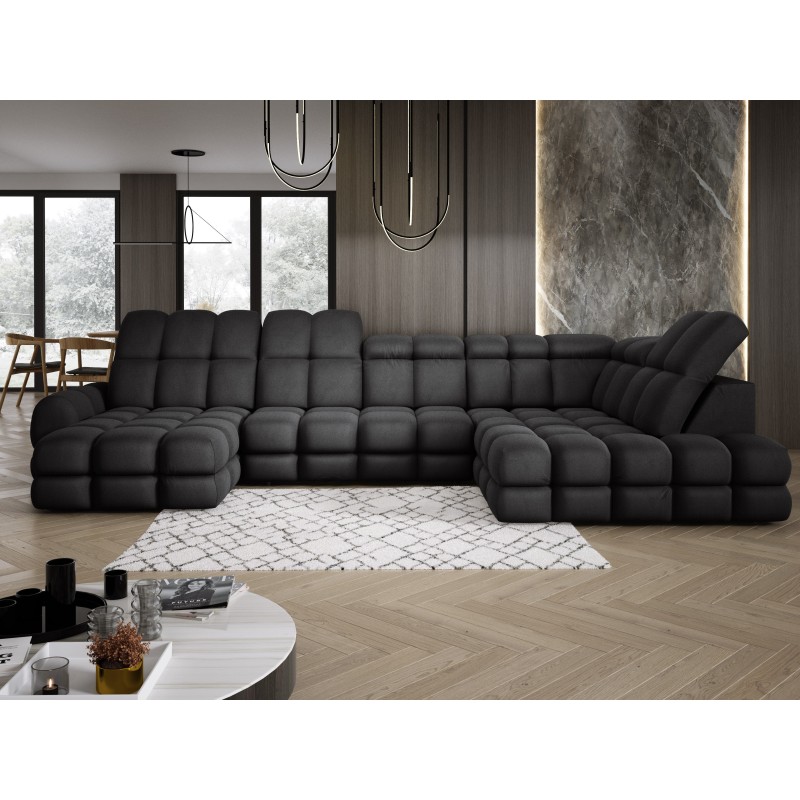 Narożnik TOLLO XL Prawostronny Elektryczna regulacja Tkanina SOLAR 99 WERSAL