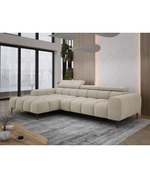 Narożnik PLAZA MINI Lewostronny w tkaninie CLOUD 03 WERSAL