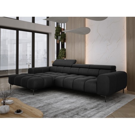 Narożnik PLAZA MINI Lewostronny w tkaninie Promocyjnej SOLAR 99 WERSAL