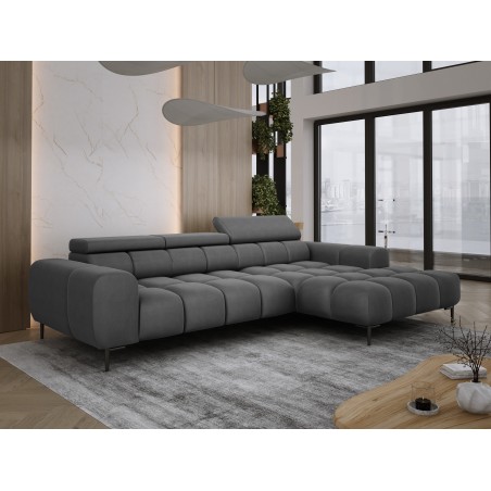 Narożnik PLAZA MINI Prawostronny w tkaninie Promocyjnej SOLAR 96 WERSAL