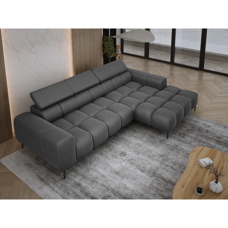 Narożnik PLAZA MINI Prawostronny w tkaninie Promocyjnej SOLAR 96 WERSAL