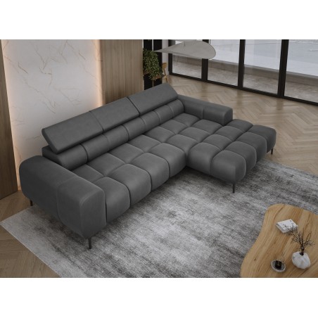 Narożnik PLAZA MINI Prawostronny w tkaninie Promocyjnej SOLAR 96 WERSAL