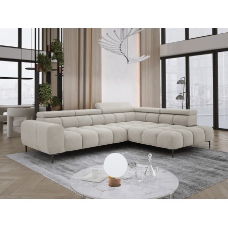 Narożnik PLAZA L Prawostronny w tkaninie CLOUD 03 WERSAL