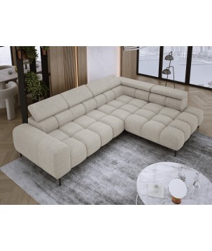 Narożnik PLAZA L Prawostronny w tkaninie CLOUD 03 WERSAL