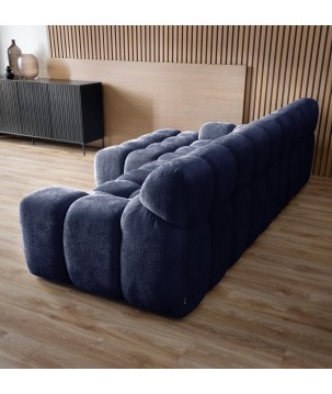 Narożnik CAMPILE L wolnostojący Lewostronny z Elektryczną Regulacją tkanina Eden 16 WERSAL