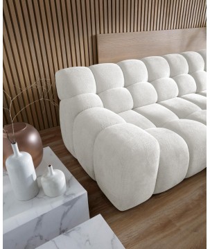 Narożnik CAMPILE L wolnostojący Prawostronny z Elektryczną Regulacją tkanina Eden 01 WERSAL