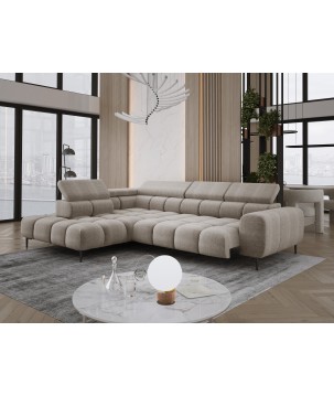 Narożnik PLAZA L Lewostronny w tkaninie EDEN 04 WERSAL