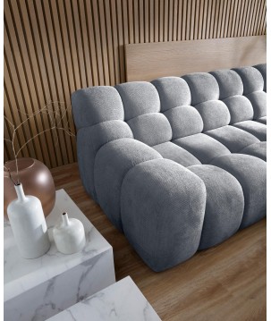 Narożnik CAMPILE L wolnostojący Prawostronny z Elektryczną Regulacją tkanina Eden 19 WERSAL