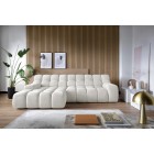 Narożnik CAMPILE L wolnostojący Lewostronny z Elektryczną Regulacją tkanina Eden 01 WERSAL