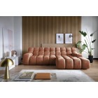 Narożnik CAMPILE L wolnostojący Prawostronny z Elektryczną Regulacją tkanina Eden 10 WERSAL