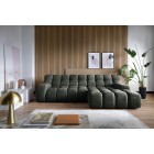 Narożnik CAMPILE L wolnostojący Prawostronny z Elektryczną Regulacją tkanina Eden 12 WERSAL