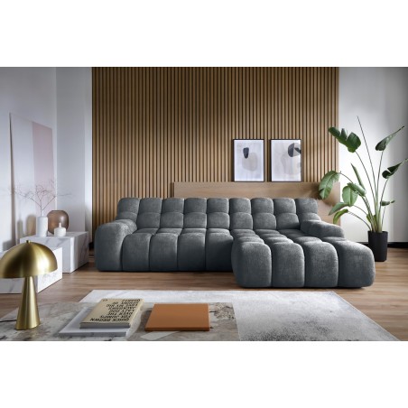 Narożnik CAMPILE L wolnostojący Prawostronny z Elektryczną Regulacją tkanina Eden 20 WERSAL