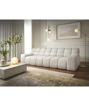 Kanapa Sofa Bigsofa CAMPILE Wersal elektryczne wysuwane siedzisko w tkaninie EDEN 01 WERSAL