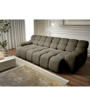 Kanapa Sofa Bigsofa CAMPILE Wersal elektryczne wysuwane siedzisko w tkaninie EDEN 12 WERSAL