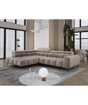 Narożnik PLAZA L Lewostronny w tkaninie EDEN 04 WERSAL