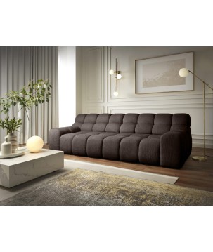 Kanapa Sofa Bigsofa CAMPILE Wersal elektryczne wysuwane siedzisko w tkaninie EDEN 08 WERSAL