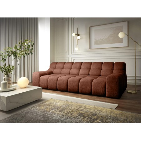 Kanapa Sofa Bigsofa CAMPILE Wersal elektryczne wysuwane siedzisko w tkaninie EDEN 10 WERSAL