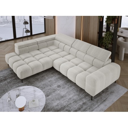 Narożnik PLAZA L Lewostronny w tkaninie EDEN 01 WERSAL