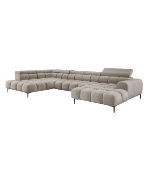 Narożnik PLAZA XL Lewostronny Tkanina EDEN 04 WERSAL