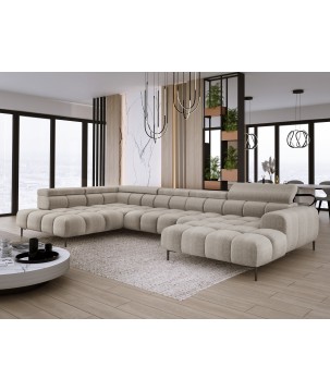 Narożnik PLAZA XL Lewostronny Tkanina EDEN 04 WERSAL