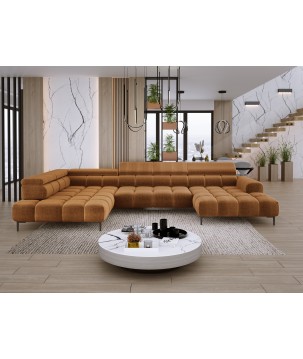 Narożnik PLAZA XL Lewostronny Tkanina EDEN 10 WERSAL