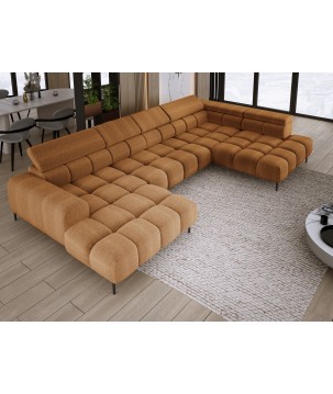 Narożnik PLAZA XL Prawostronny Tkanina EDEN 10 WERSAL