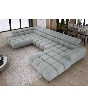 Narożnik PLAZA XL Lewostronny Tkanina CLOUD 81 WERSAL