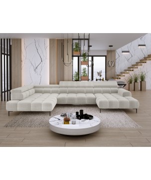 Narożnik PLAZA XL Lewostronny Tkanina EDEN 01 WERSAL