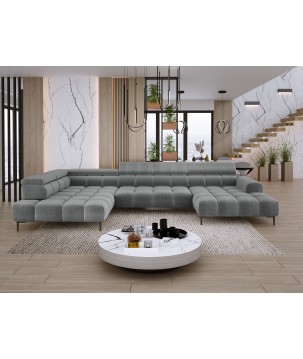 Narożnik PLAZA XL Lewostronny Tkanina EDEN 18 WERSAL