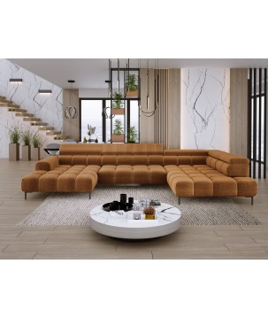 Narożnik PLAZA XL Prawostronny Tkanina EDEN 10 WERSAL