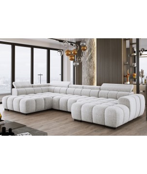 Narożnik BULL XL Lewostronny z elektryczną funkcją regulacji tkanina Eden 17 WERSAL