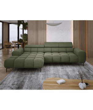 Narożnik PLAZA MINI Lewostronny w tkaninie Promocyjnej APHRODITE 12 WERSAL