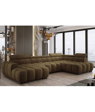 Narożnik BULL XL Prawostronny z elektryczną funkcją regulacji tkanina Salvador 10 WERSAL