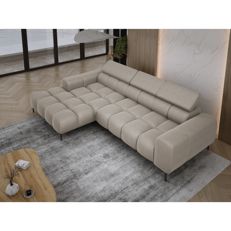 Narożnik PLAZA MINI Lewostronny w tkaninie Promocyjnej SOLAR 16 WERSAL