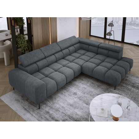 Narożnik PLAZA L Prawostronny w tkaninie CLOUD 97 WERSAL