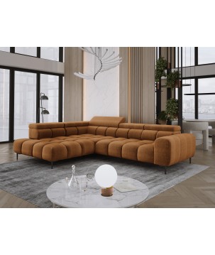 Narożnik PLAZA L Lewostronny w tkaninie EDEN 10 WERSAL