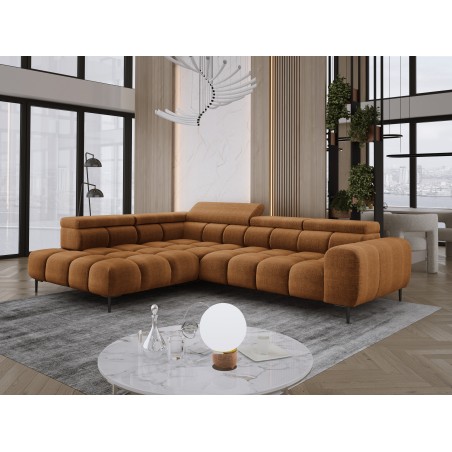 Narożnik PLAZA L Lewostronny w tkaninie EDEN 10 WERSAL