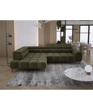 Narożnik PLAZA L Lewostronny w tkaninie EDEN 12 WERSAL