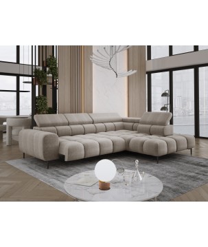 Narożnik PLAZA L Prawostronny w tkaninie EDEN 04 WERSAL