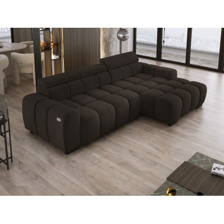 Narożnik OMBO S MINI Prawostronny z Elektryczną Regulacją SALVADOR 04