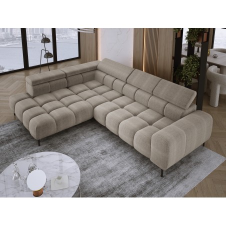 Narożnik PLAZA L Lewostronny w tkaninie EDEN 04 WERSAL