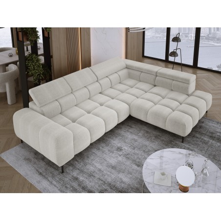 Narożnik PLAZA L Prawostronny w tkaninie EDEN 01 WERSAL