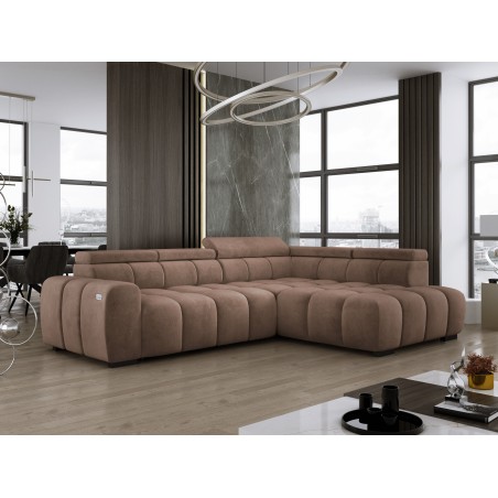 Narożnik BULL L Prawostronny z Elektryczną Regulacją SALVADOR 03 WERSAL