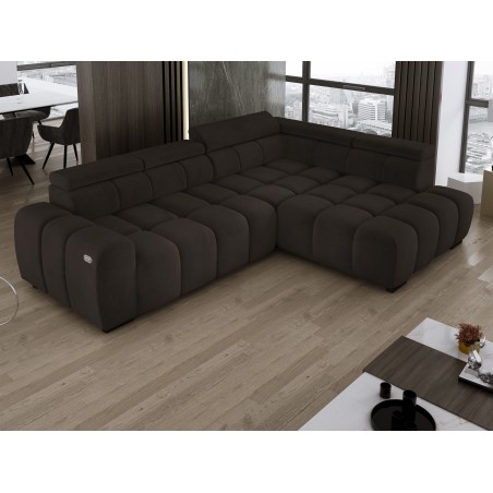 Narożnik BULL L Prawostronny z Elektryczną Regulacją SALVADOR 04 WERSAL