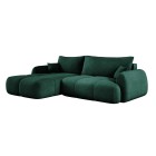 Narożnik COCO Lewostronny z funkcją spania poduszkami i pojemnikiem Cloud 39 DOMOHOME