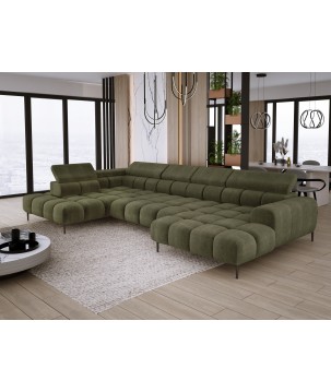 Narożnik PLAZA XL Lewostronny Tkanina EDEN 12 WERSAL