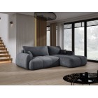 Narożnik COCO Prawostronny z funkcją spania poduszkami i pojemnikiem Cloud 91 DOMOHOME