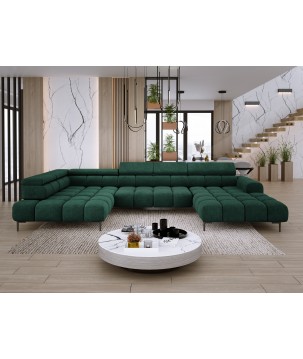 Narożnik PLAZA XL Lewostronny Tkanina CLOUD 39 WERSAL