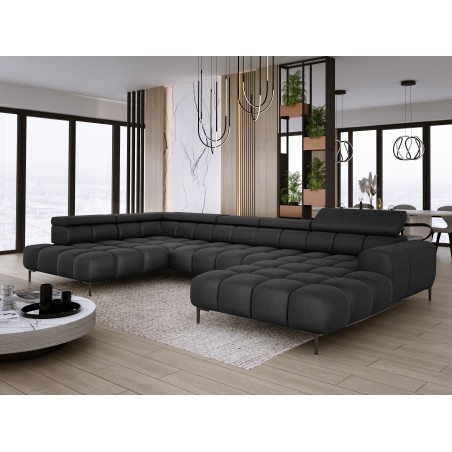 Narożnik PLAZA XL Lewostronny Tkanina SOLAR 99 WERSAL